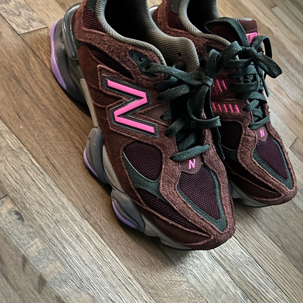 New Balance Athletic Shoes - Brown and Pink - Picture 2 of 4